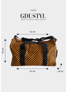 Sac de sport en wax "Pouye"