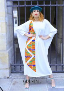 Kaftan “Mame Madior Boye” Blanc