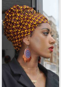 Foulard wax NEFERTITY, la reine