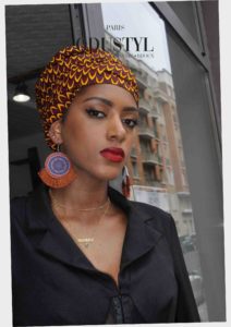 Foulard wax NEFERTITY, la reine