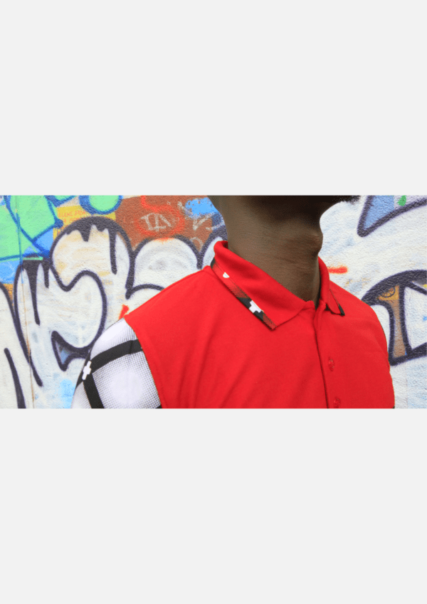 Chemise été « Kouyaté » (Polo-wax manche longue)