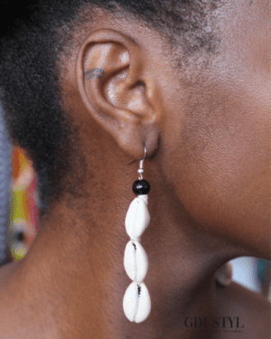 Boucles d'oreilles coquillage "Dyana Gaye"