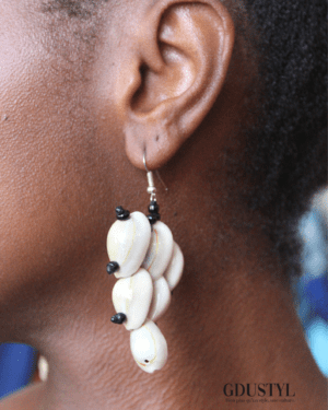 Boucles d'oreilles coquillage "Ngoné Latyr Fall"