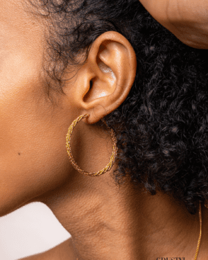 Boucles d'oreilles acier "Nyeleti"