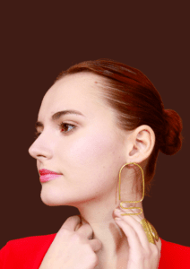 Boucles d'oreilles bronze «Diary»