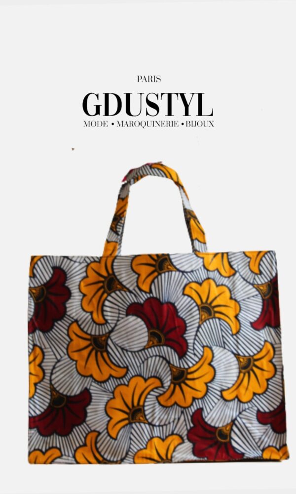 Sac cabas wax "Achoura"