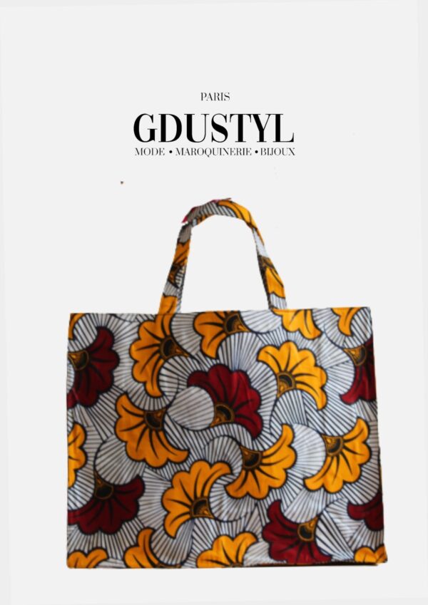 Sac cabas wax "Achoura"