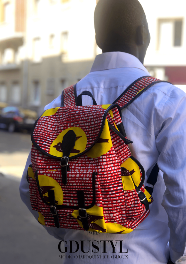 Sac à dos wax "Kaabu" – Image 3
