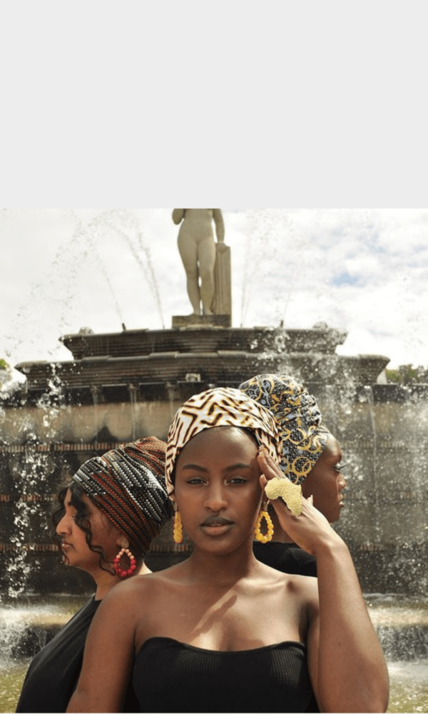 Foulard Wax headwrap "Hawajulle_" – Image 5