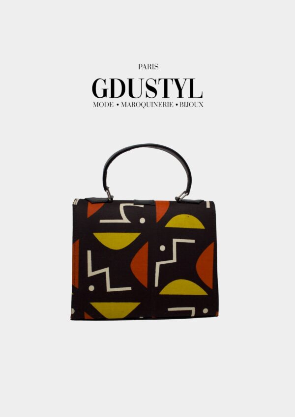 Sac cuir-wax "Michelle Obama" – Image 3
