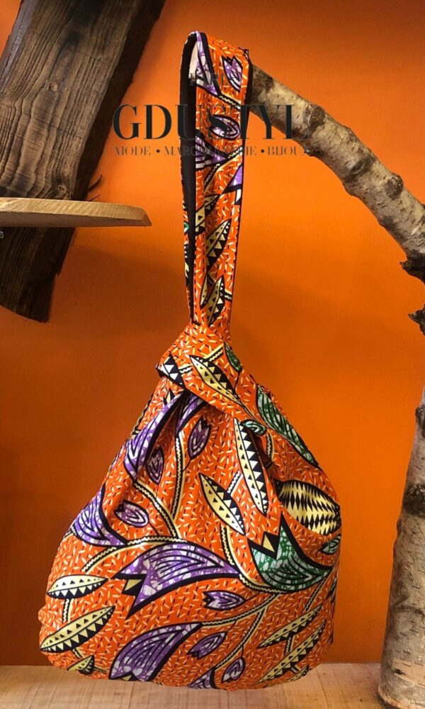Sac Bourse en wax "Fatick" M