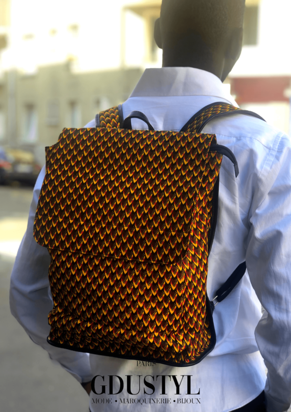 Sac à dos wax "Fouta-Toro" – Image 6