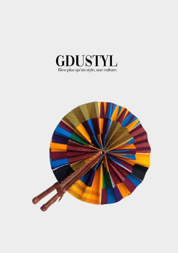 Eventail en wax "La Thiesoise"