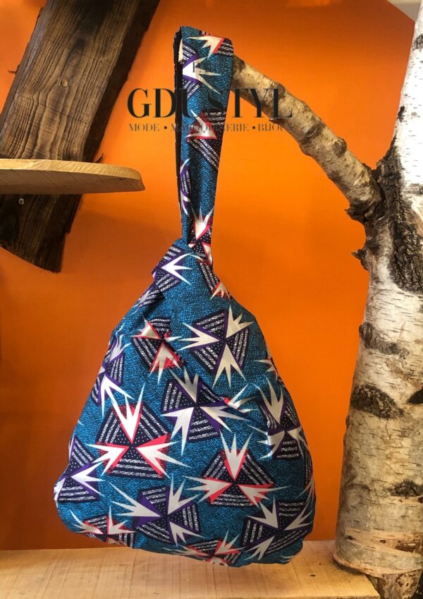 Sac Bourse en wax "Dagana" M
