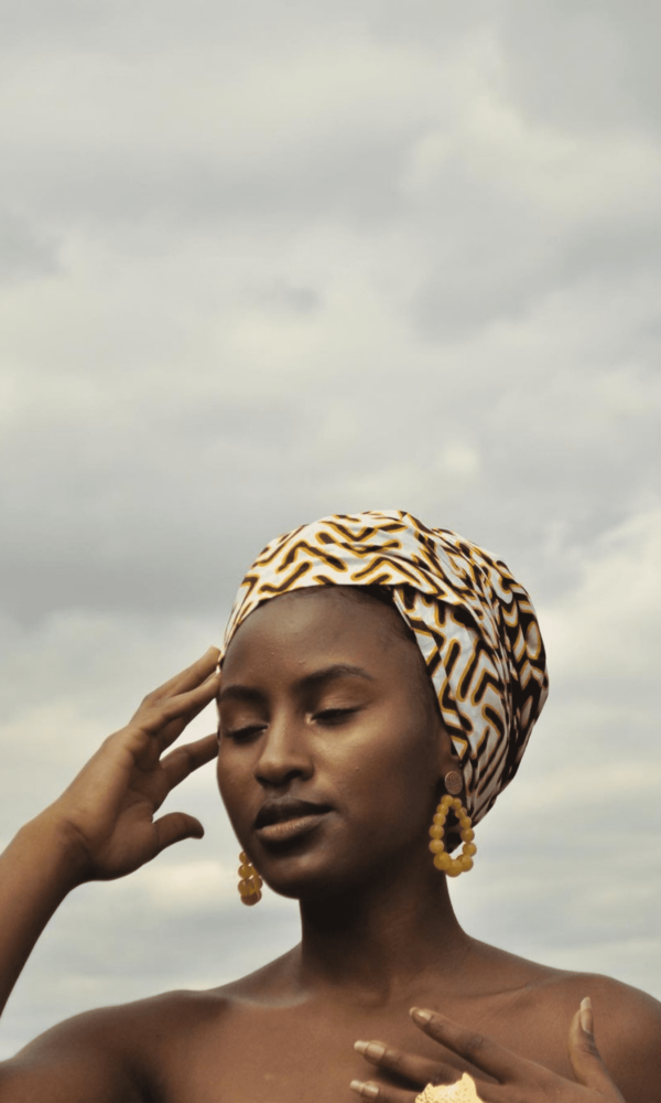 Foulard Wax headwrap "Hawajulle_"