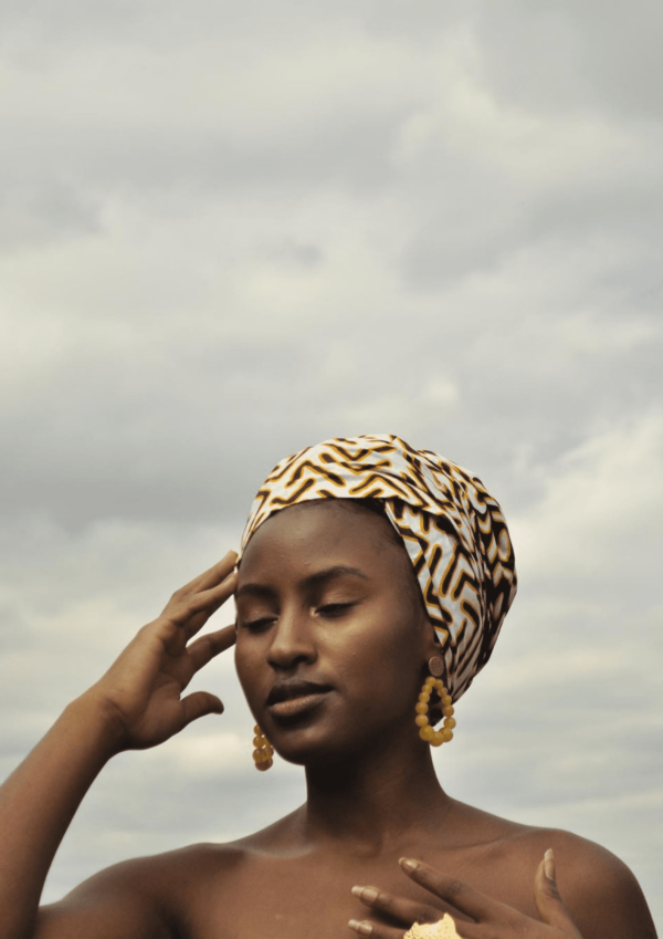 Foulard Wax headwrap "Hawajulle_"