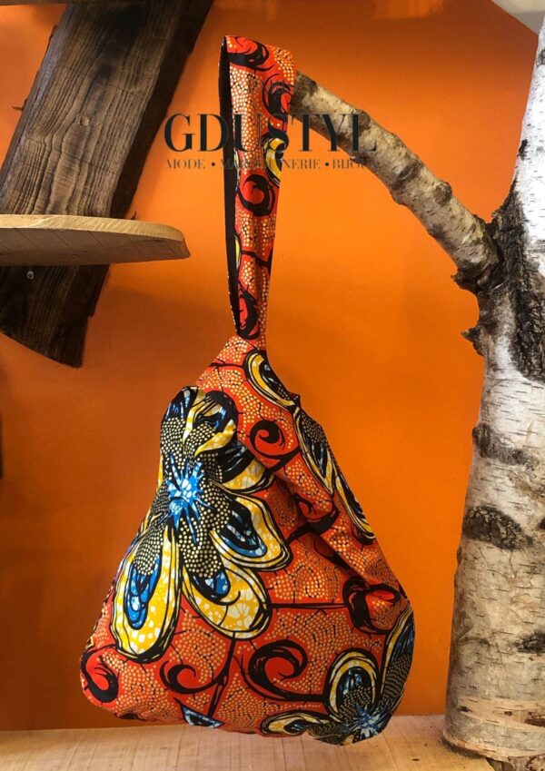 Sac Bourse en wax "Bakel" M