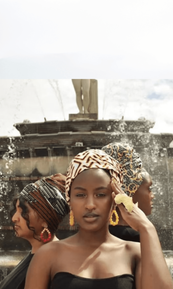 Foulard Wax headwrap "Hawajulle_" – Image 3