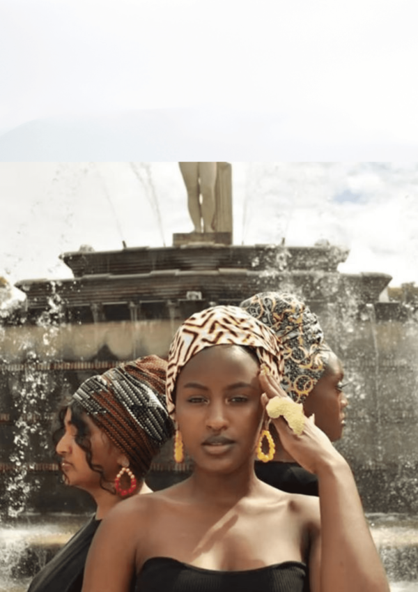 Foulard Wax headwrap "Hawajulle_" – Image 3