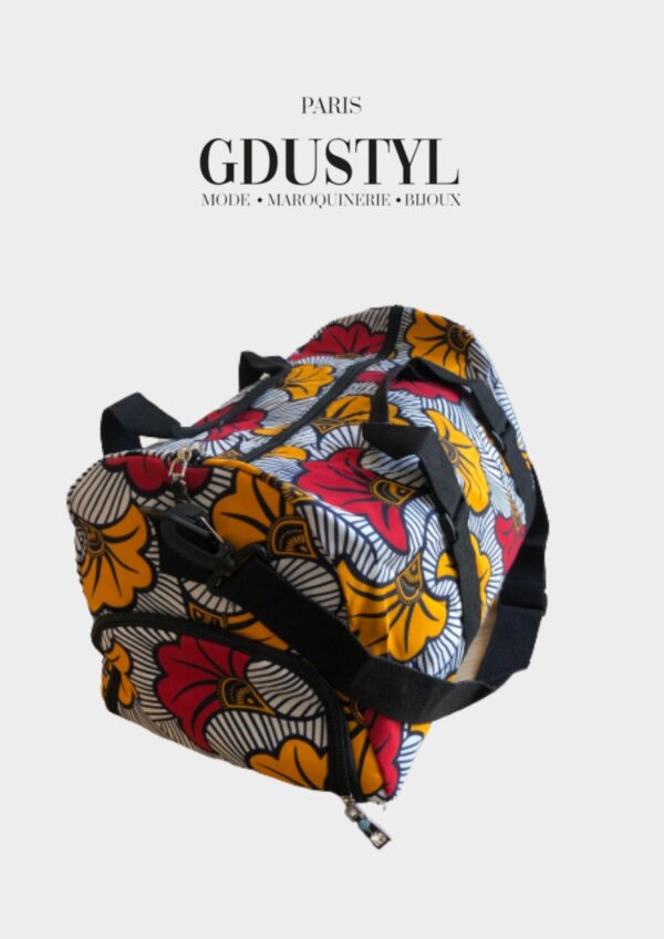 Sac de sport en wax "Mendy" – Image 2