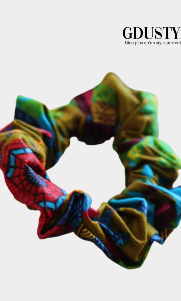Chouchou en wax "Khady Thiam" – Image 3