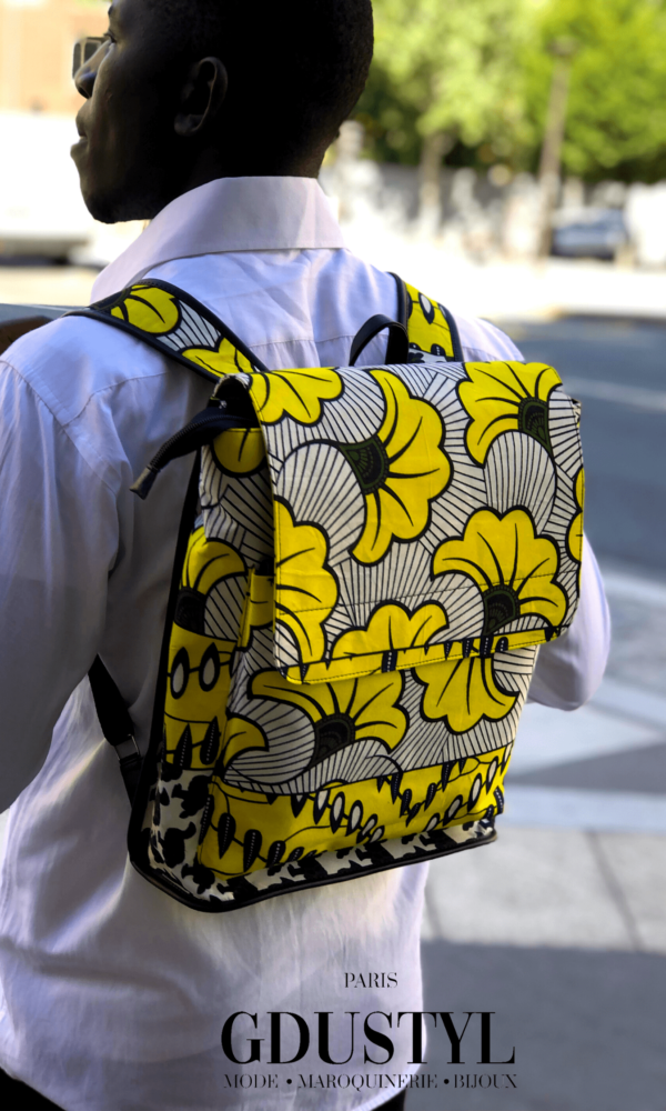 Sac à dos wax "Mbayang" – Image 2