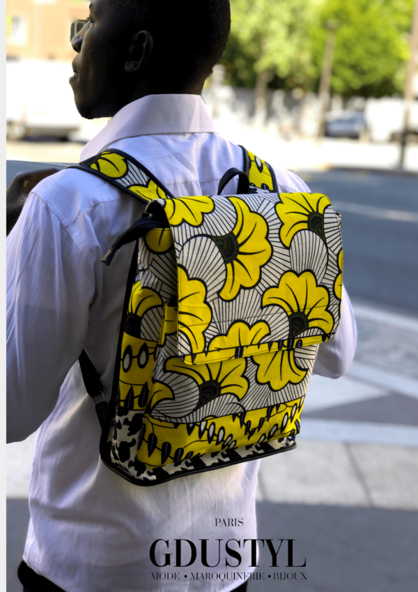 Sac à dos wax "Mbayang" – Image 2
