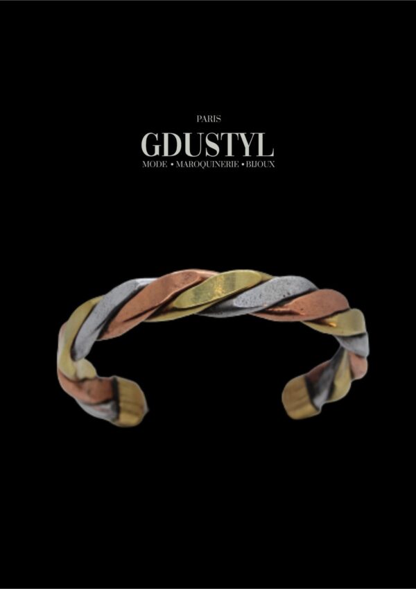 Bracelet d'identité en bronze "Hawa" – Image 2