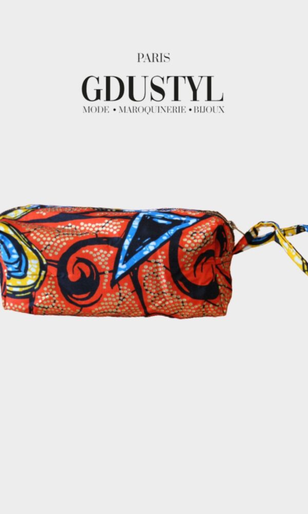 Trousse en wax "Samba Félix Ndiaye"