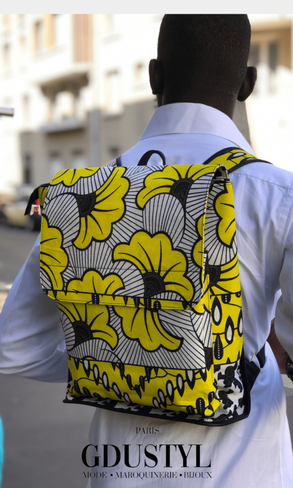 Sac à dos wax "Mbayang"