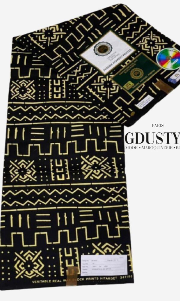 6 YARDS "WAX HITARGET IMPRIMÉ BOGOLAN WAKANDA"