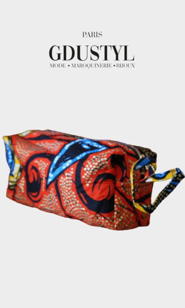 Trousse en wax "Samba Félix Ndiaye" – Image 2