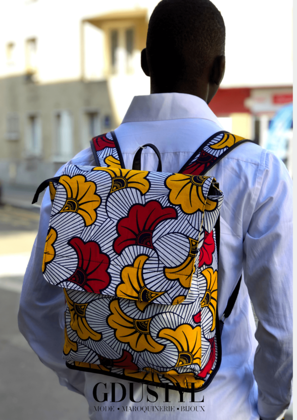 Sac à dos wax  "Achoura" – Image 2