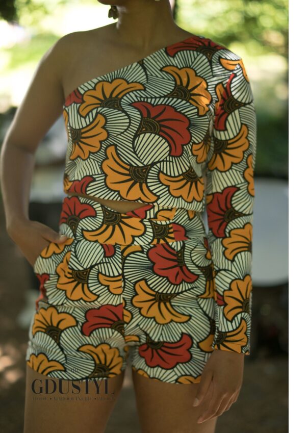 Ensemble Short Wax "Ndéye Astou Sall" – Image 2