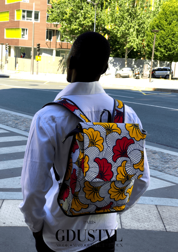Sac à dos wax  "Achoura" – Image 3