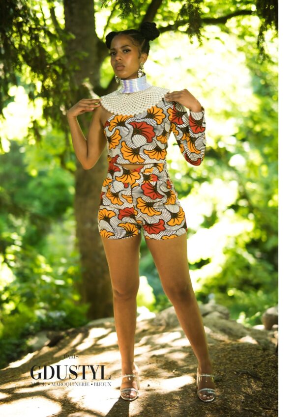Ensemble Short Wax "Ndéye Astou Sall" – Image 3