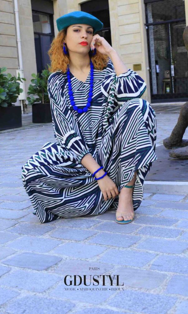 Parure Sautoir en fil de soie "Amy Mbacké Thiam" – Image 2