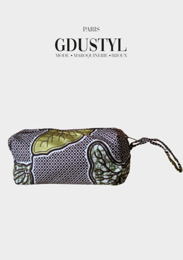 Trousse en wax "Abdoulaye Wade"