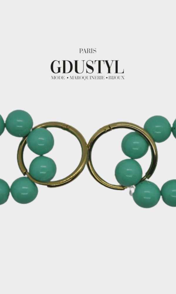 Boucles d'oreilles acier "Luanda" – Image 2