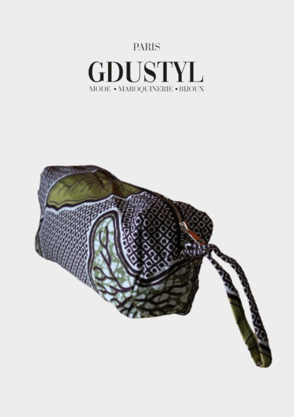 Trousse en wax "Abdoulaye Wade" – Image 2
