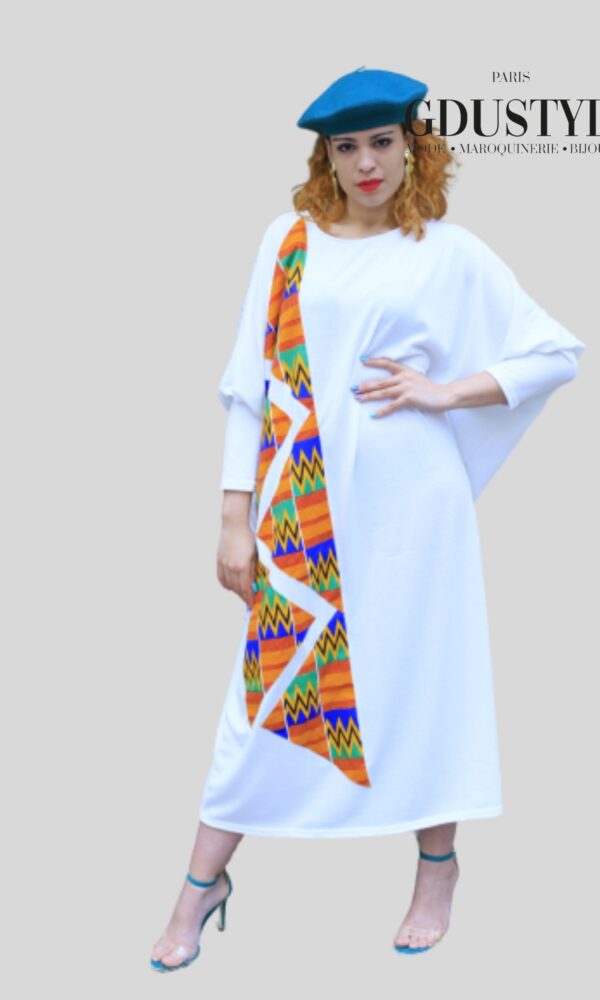 Abaya “Mame Madior Boye” Blanc