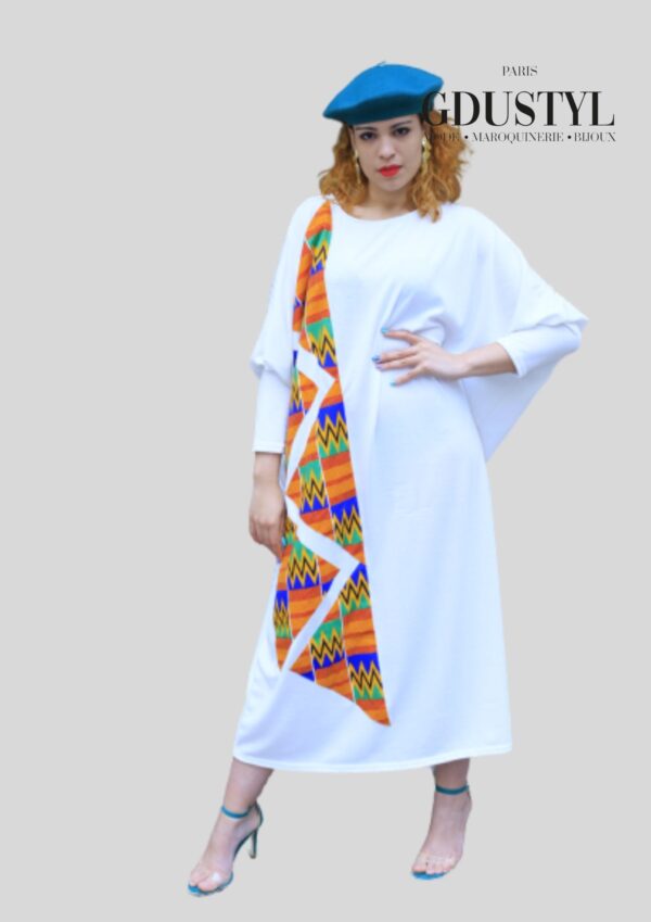 Abaya “Mame Madior Boye” Blanc