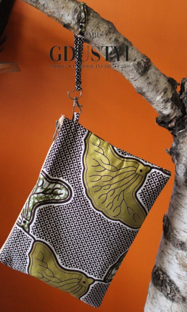 Pochette en wax "Sokola"