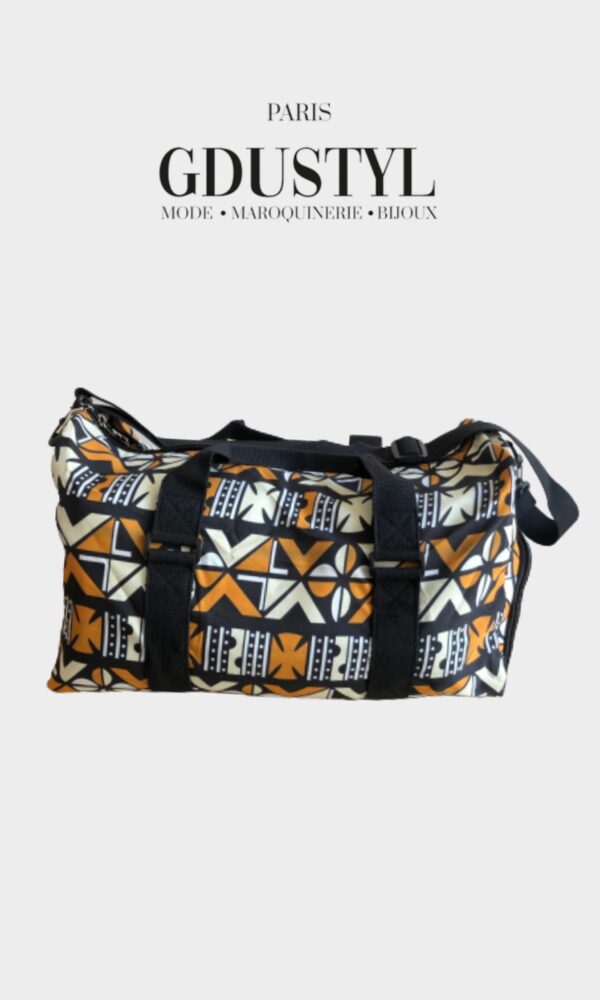 Sac de sport en wax "Bocandé"