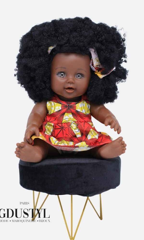 Poupée noire "Linguère Fatoumata Sall" – Image 2