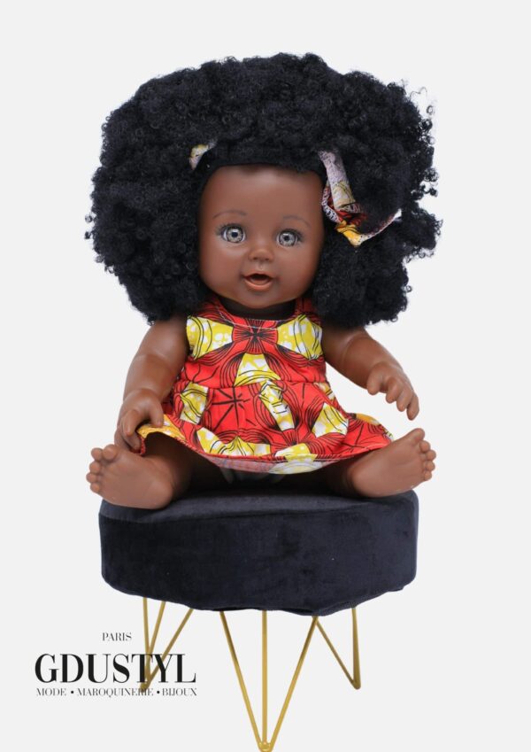 Poupée noire "Linguère Fatoumata Sall" – Image 2
