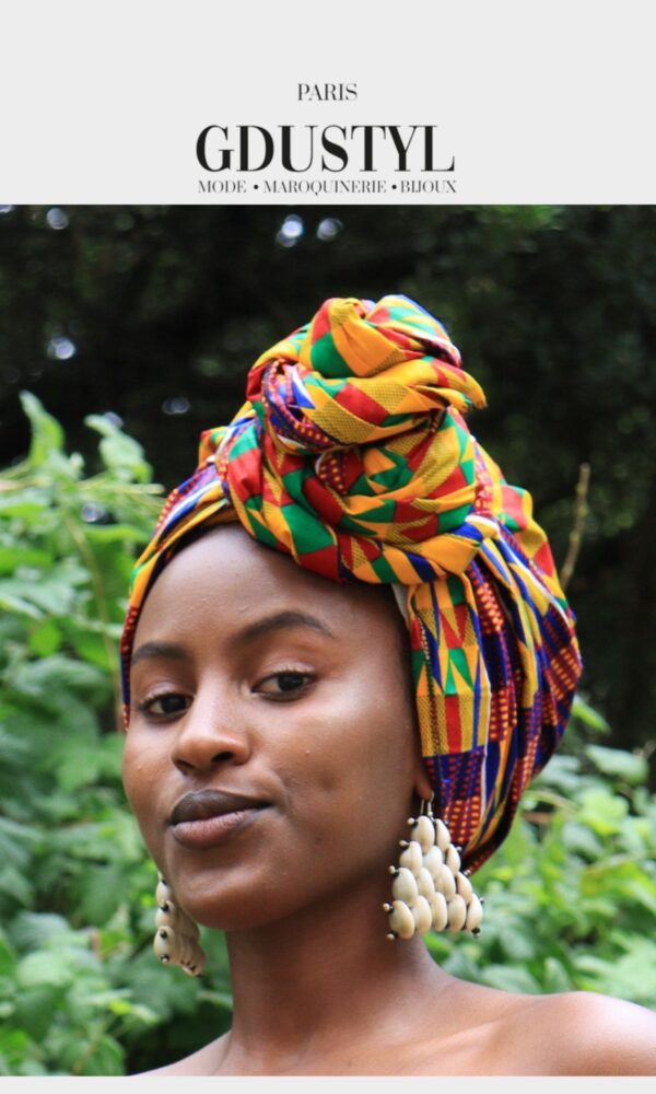 Boucles d'oreilles cauri "Fatou Diome" – Image 3