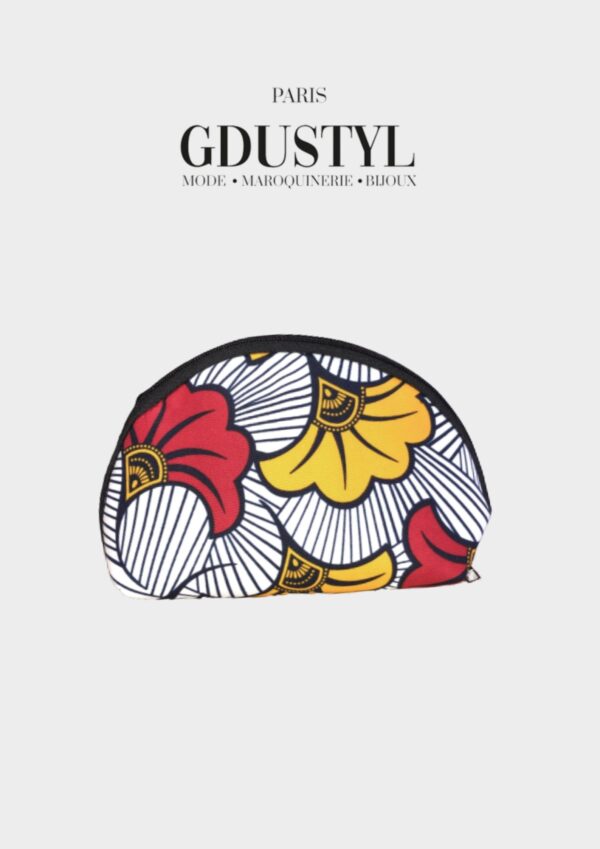 Trousse de toilette en wax "ASTOU" – Image 2