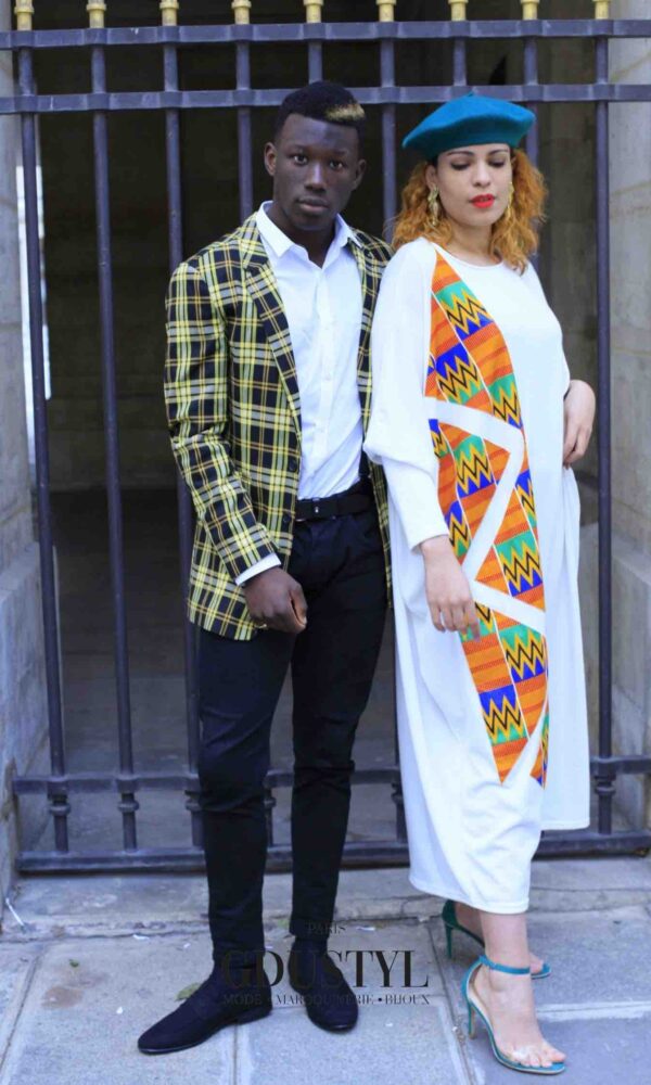 Abaya “Mame Madior Boye” Blanc – Image 4