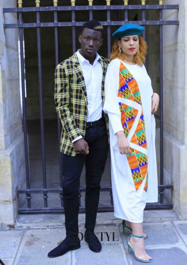 Abaya “Mame Madior Boye” Blanc – Image 4